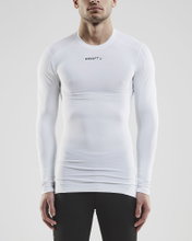 Craft Compression Long Sleeve Shirt (tight fit) Pro Control Underwear white Men